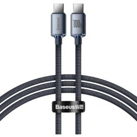 Baseus Crystal Shine Series Type C To Type C Fast Charging Data Cable 100W 2M