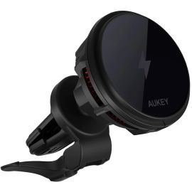Aukey MagLink Freeze Magsafe Wireless Charging Car Mount Strong Magnetic Force with Semiconductor Cooling System – HD-M12