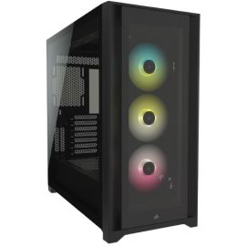 Corsair iCUE 5000X RGB Tempered Glass Mid Tower ATX PC Smart Case