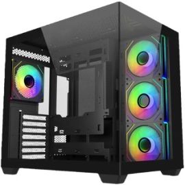 Cool Master Elite 681 ARGB PWM Fans Panoramic Tempered Glass Case
