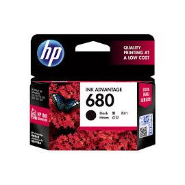 HP 680 Black Original Ink Advantage Cartridge (F6V27AA)