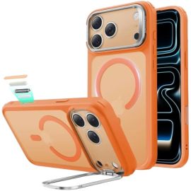 ESR iPhone 17 Pro Max Classic Hybrid With Stand Case Frosted Orange