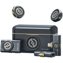 Hollyland LARK M2 Combo Wireless Microphone (Shine Charcoal)