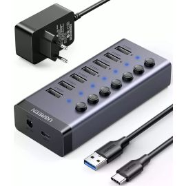 UGreen 90307 USB HUB 7 Port With Independent Switch