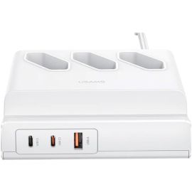 Usams US-CC160 P1 65W Super Si Fast Charging USB Extension Socket