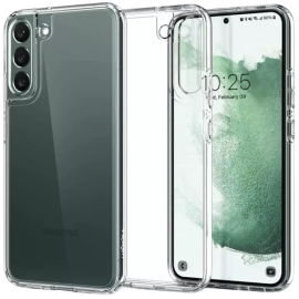 Spigen Galaxy S22 Plus Ultra Hybrid TPU + PC Case ACS03954 – Crystal Clear