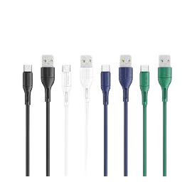 Usams US-SJ501 U68 Type-C Charging & Data Cable 1m- Black