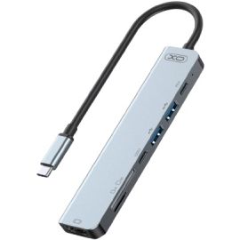 XO HUB008 USB C Hub 7 in 1 Multifunctional Docking Station