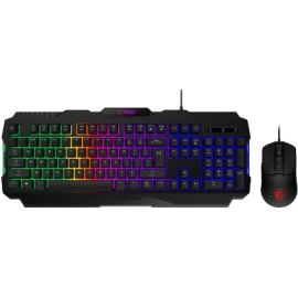 MSI Forge GK100 Combo Us Wired Gaming Keyboard and Mouse