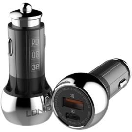 Ldnio C1 Pd+QC3.0 Quick Dual USB Port Fast Charging Car Charger