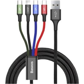 Baseus 3.5A 4 In 1 M+L+C+C Fast Charging Data Cable
