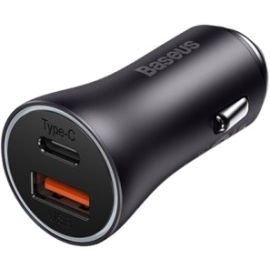 Baseus Golden Contactor Max Dual Fast Charger Car Charger U+C 60W