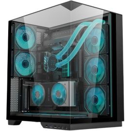 Ease EC125 Ultimate View Pre Installed 5 ARGB Fans Screw Less Case