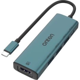 Onten OTN-UC123 5 in 1 USB-C to HDMI Docking Station HDMI +USB 3.0 x1 +USB 2.0 x2+PD3.0