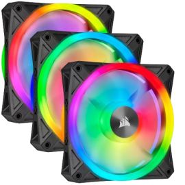 Corsair iCUE QL120 RGB 120mm PWM Triple Fan with Lighting Node CORE Cpu Cooler