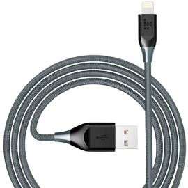 Tronsmart Lta14 Nylon 4ft Lightning Cable Grey