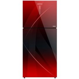 Kenwood KRF-24557 Smart Inverter Glass Door Refrigerator Red