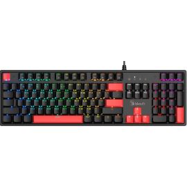 A4tech Bloody S510R Customize Mechanical Switch RGB Gaming Keyboard - Red Switch - Fire Black