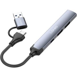 Ldnio DS-64C 4 in 1 Multifunction USB C Hub
