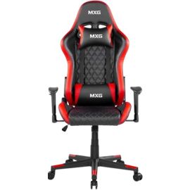 MXG GCH-01 Large Diamond Quilted PU Gaming Chair Red/Black