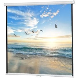 Projector Screen 72 Manual 6x6 Feet 1:1mw Speed X (Fine Quality)