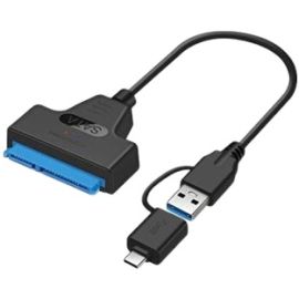 Speedx 2 In 1 Usb And Type-c To Sata 3.0 Cable