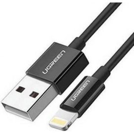 Ugreen 80822 1M Lightning To USB 2.0 A Male Cable Black