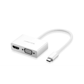 UGreen 15CM TYPE C To HDMI VGA
