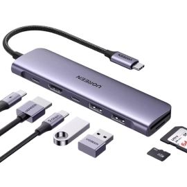 UGreen 15214 Revodok 1071 7 in 1 USB C Hub
