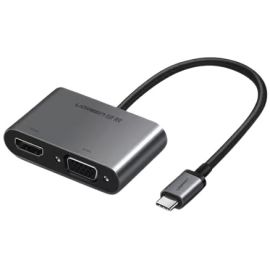 UGreen 50505 Type C Male To HDMI & VGA Female Converter